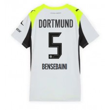Borussia Dortmund Ramy Bensebaini #5 Bortatröja Dam 2025-26 Korta ärmar